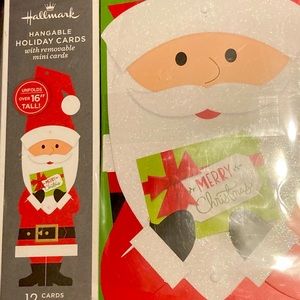 Hallmark hangable Christmas cards pack of 12